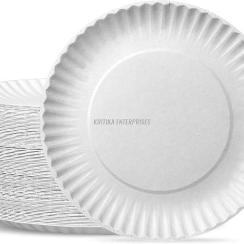 Disposable Plain Paper Plate