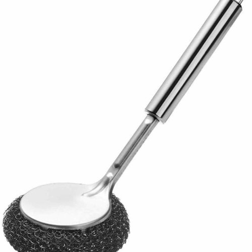 Stainless Steel Handle Scrubber