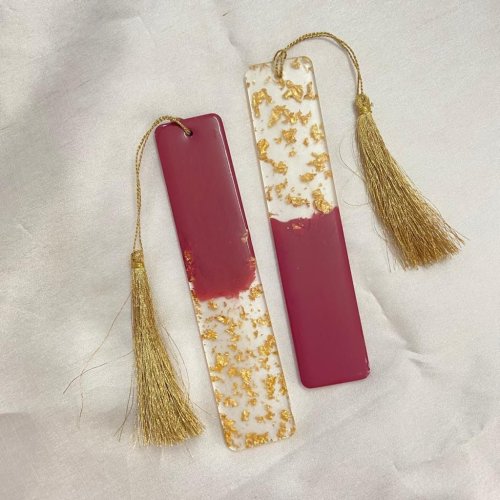 Glitter Resin Bookmark