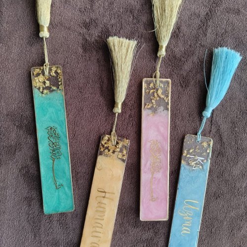 Personalized Name Resin Bookmark