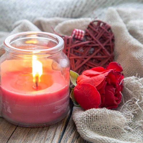 Rose Soy Wax Scented Candle