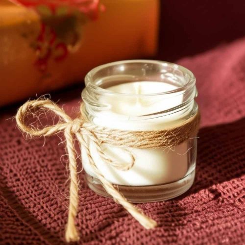 Rosemary Soy Wax Scented Glass Candle
