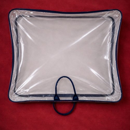 Transparent PVC Blanket Zipper Bag with Handle