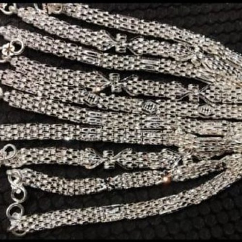 Heavy Silver Chain Bracelet for Men