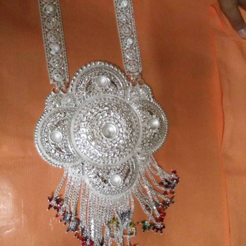 Oxidized Silver Women Necklace