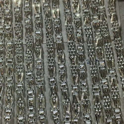 Silver Rope Chain Bracelet for Men