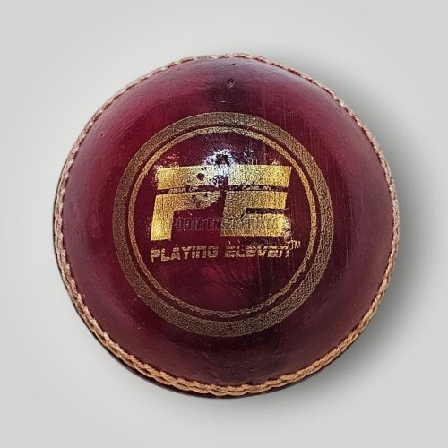 PE Red Tournament Leather Cricket Ball