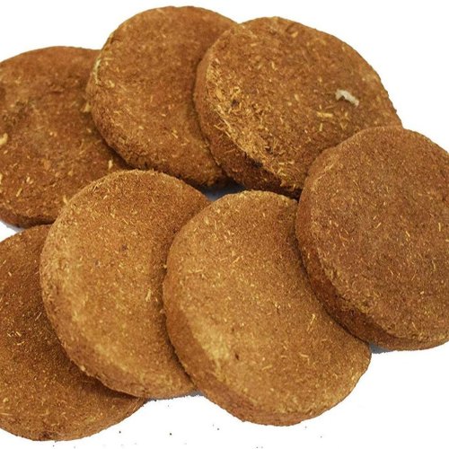Sun-Dried Cow Dung Cake