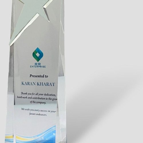 Acrylic Star Appreciation Award Trophy