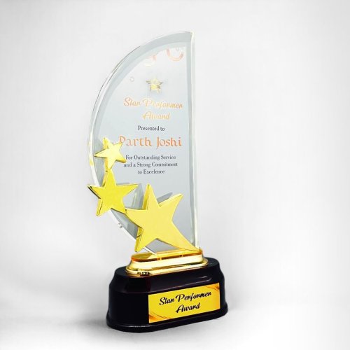 Acrylic Star Performance Award Trophy