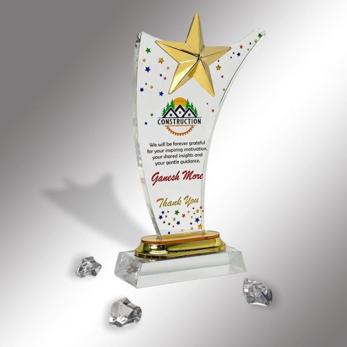 Acrylic Star Recognition Award Trophy