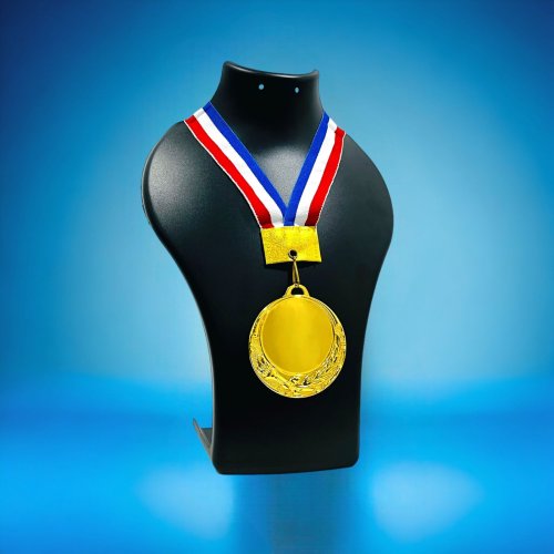 Custom Hanging Golden Medal