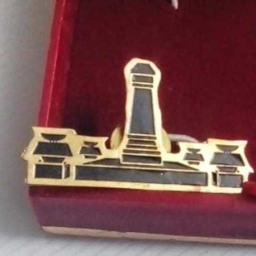 Custom Monument Design Metal Lapel Pin