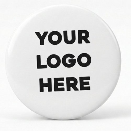 Minimalist Circular Acrylic Logo Display Badge