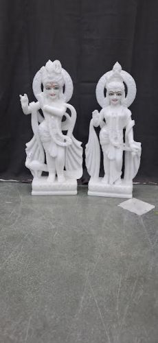 Divine Pair Radha Krishna Statue