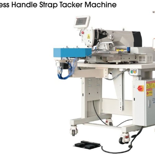 horizontal mattress handle strap tacker machine