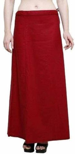 Red Computer Cut Cotton Petticoat