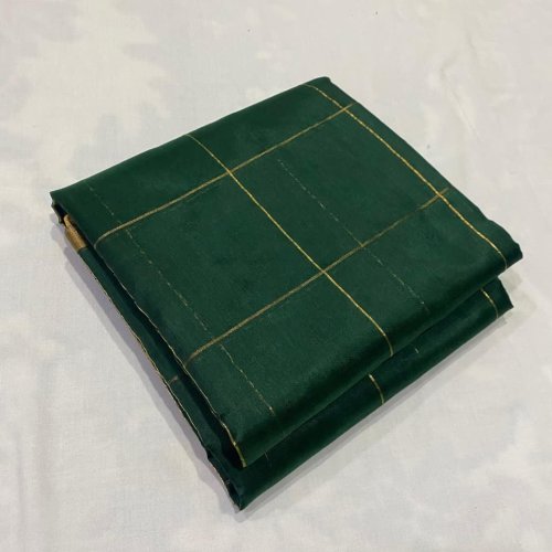 Pure Chanderi Handloom Gold Zari Border Pattu Soft Silk Saree