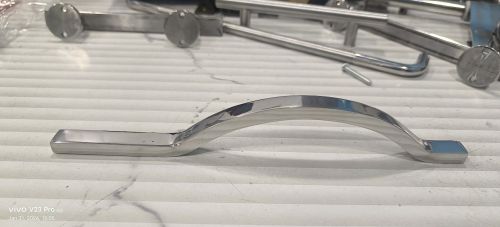 Silver Flat SS 204 Cabinet Door Handle