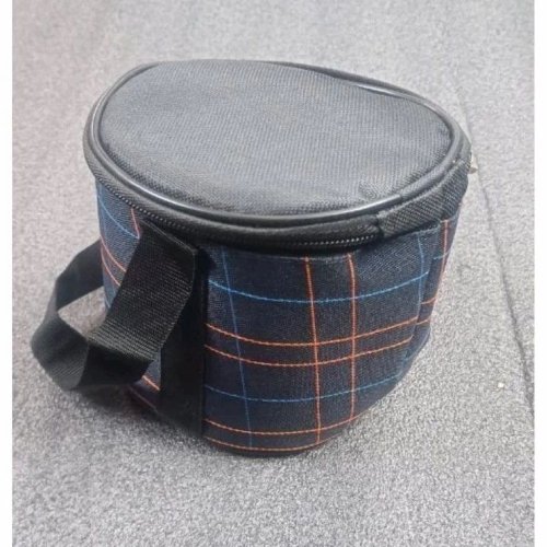Navy Blue Insulated Hand Carry Lunch Bag
