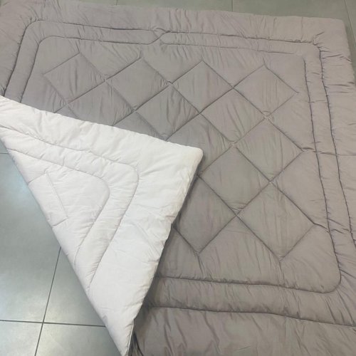 Stone Grey Microfiber Ultrasonic Comforter