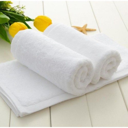 White Cotton Face Towel