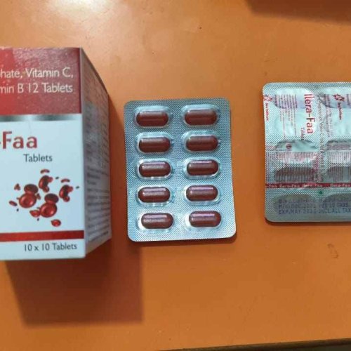 Ilera Faa Ferric Pyrophosphate Vitamin C Folic Acid Vitamin B 12 Tablet