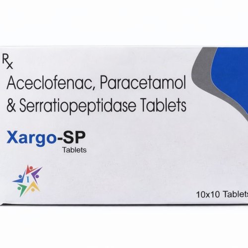 Xargo SP Aceclofenac Paracetamol Serratiopeptidase Tablet