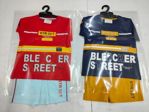 Boys Cotton Street Style T-Shirt Shorts Set