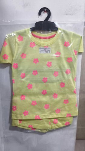 Girls Soft Cotton Floral Cord Set