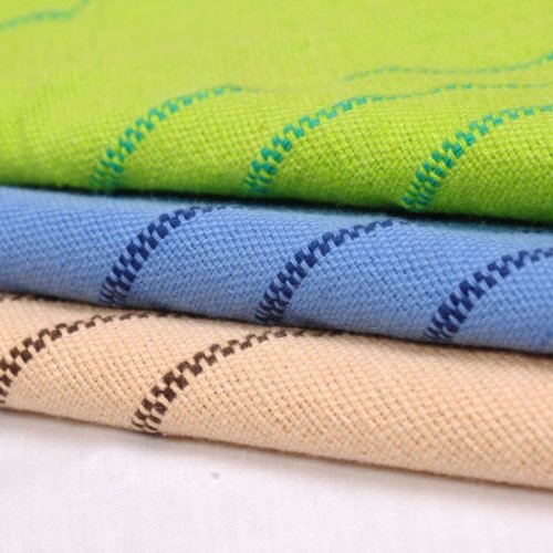 Multicolor Plain Cotton Casement Fabric