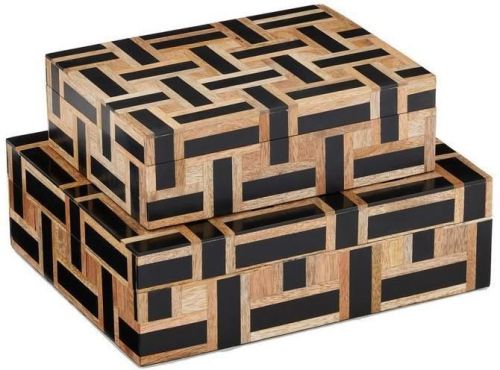 Aarna Black MDF Box Set