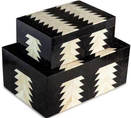 Arrow Pattern Bone Inlay Box Set