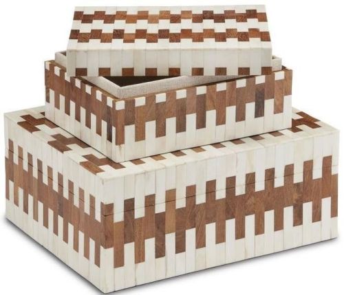 Decorative Bone Inlay Jewelry Box