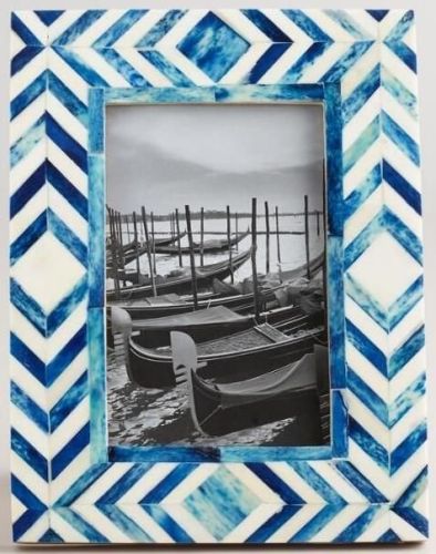 Handcrafted Bone Inlay Photo Frame