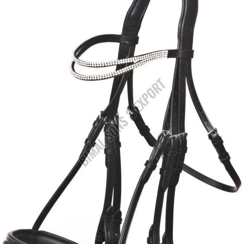 Black Clincher Horse Bridle