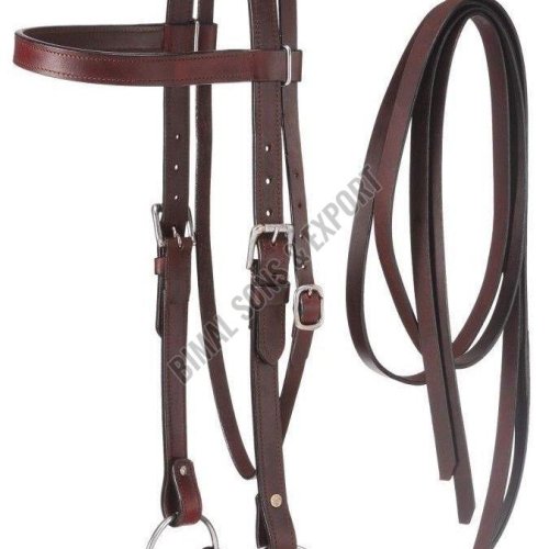 Draft Western Browband Horse Bridle