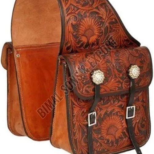 Leather Horse Saddle Bag