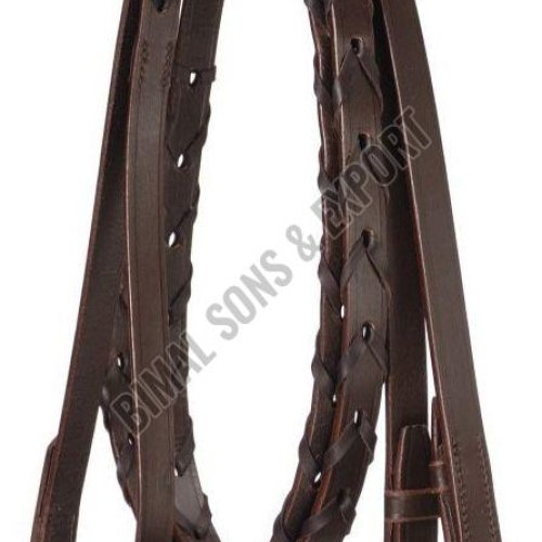 Silver Fox Laced Horse Reins