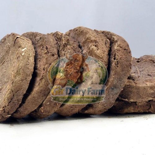 Round Cow Dung Cake