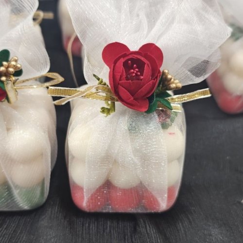 Elegant Bubble Cube Soy Gift Candle
