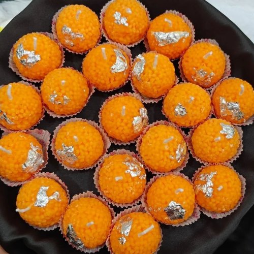Laddu Pillar Soy Candle