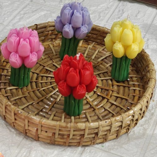 Tulip Bouquet Soy Candle
