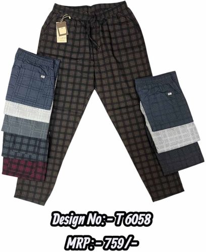 Checked Print Men Pyjama