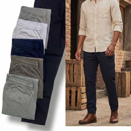 Mens Relaxed Fit Cargo Pyjama