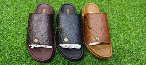 Mens Leather Slipper
