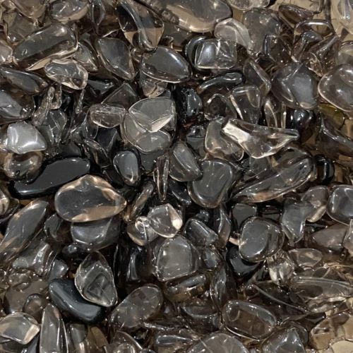 Grey Polished Quartz Chips