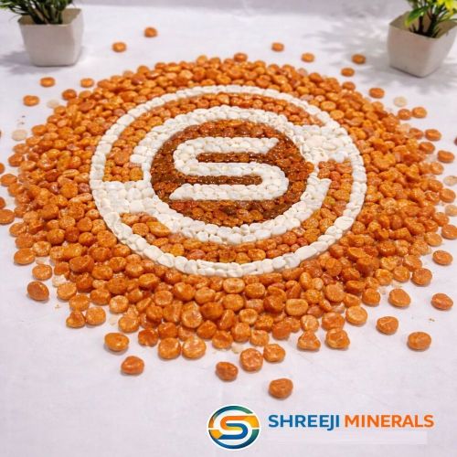 Orange Marble Pebbles