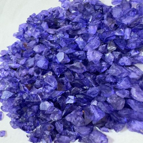 Voilet Polished Quartz Chips