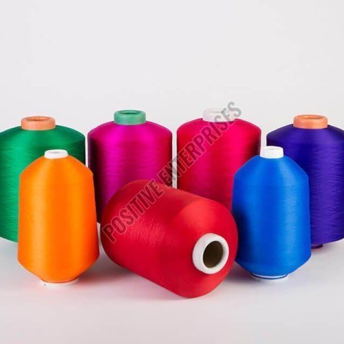 Multicolor Dyed Polyester Spun Yarn